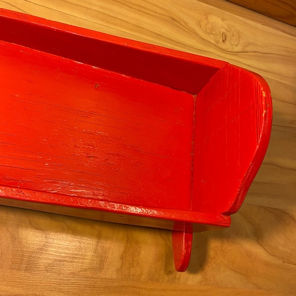 Vintage Handmade Wooden Rocking Doll Cradle - Picture 8 of 12